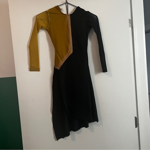 Revolution Tenth House Elite Performance dance dress -black and gold - size MC - Picture 6 of 8